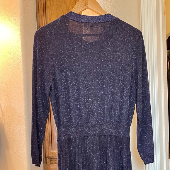 Nanette Lepore Blue Shimmer Dress (NWT) - Picture 2 of 7